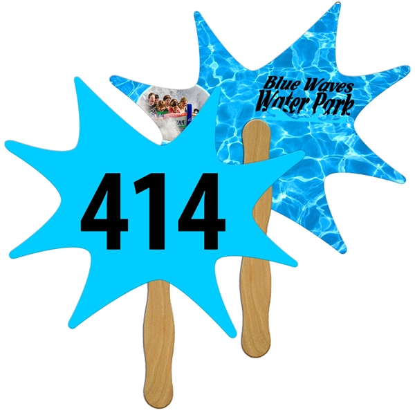 Burst auction hand fan.... from ASI 67620 Lion Circle Corp