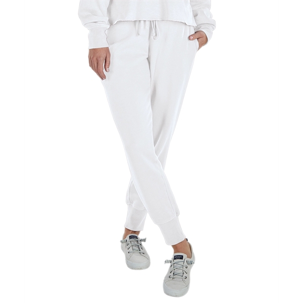Women's Clifton distressed joggers with a relaxed fit, side seam pockets,... from ASI 44620 Charles River Apparel