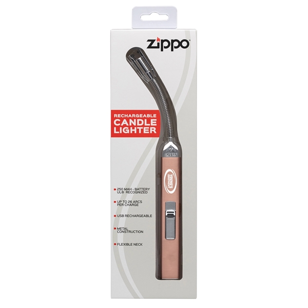 Zippo's new flexible neck rechargeable candle lighter requires no refilling and... from ASI 46170 Compass Industries Inc