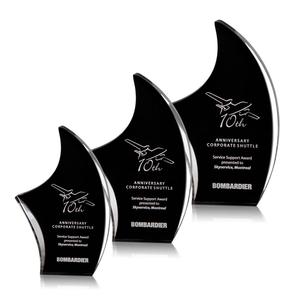 Beautiful thick free-standing Solid Acrylic Award... from ASI 84592 St Regis Group / St Regis