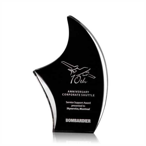 Beautiful thick free-standing Solid Acrylic Award... from ASI 84592 St Regis Group / St Regis