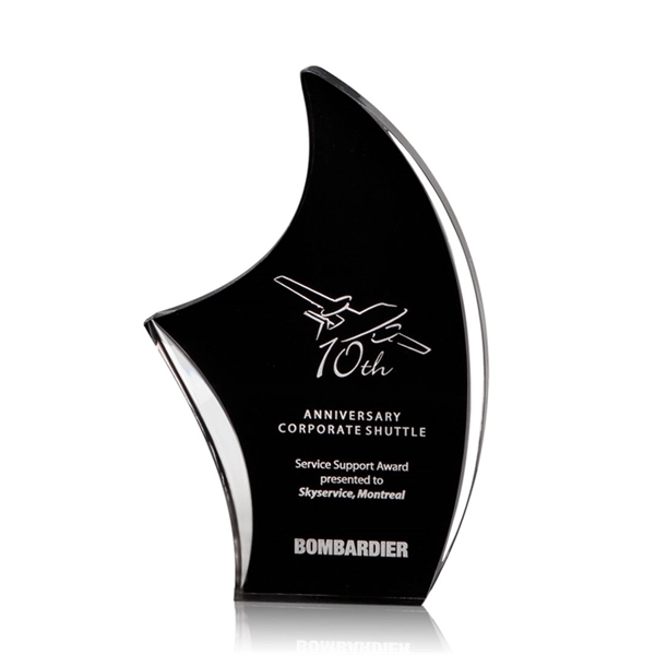 Beautiful thick free-standing Solid Acrylic Award... from ASI 84592 St Regis Group / St Regis