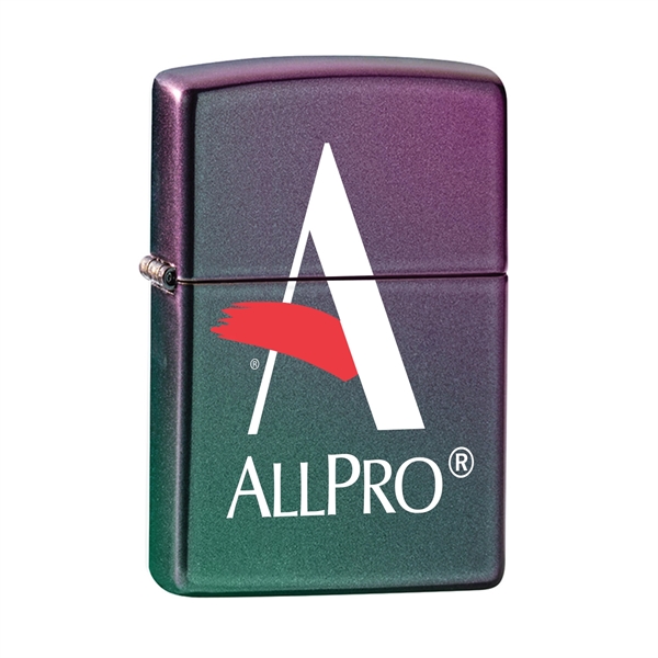 The High Polish Iridescent Genuine Zippo windproof lighter. All metal construction.... from ASI 46170 Compass Industries Inc