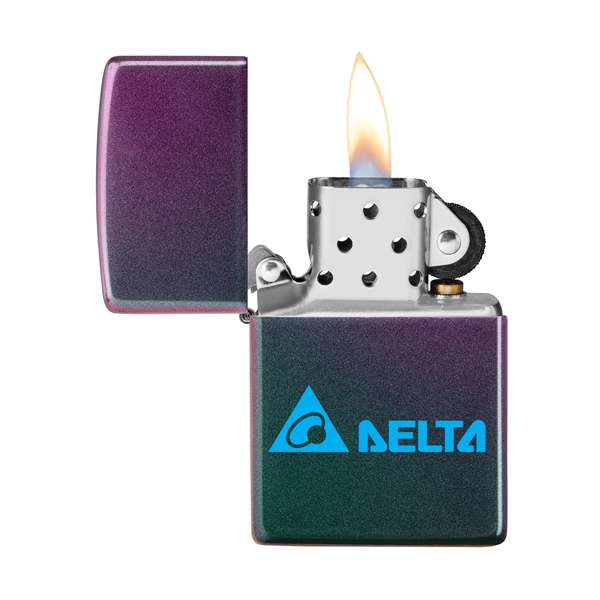 The High Polish Iridescent Genuine Zippo windproof lighter. All metal construction.... from ASI 46170 Compass Industries Inc