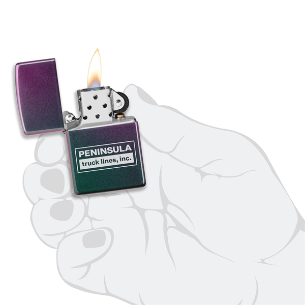 The High Polish Iridescent Genuine Zippo windproof lighter. All metal construction.... from ASI 46170 Compass Industries Inc