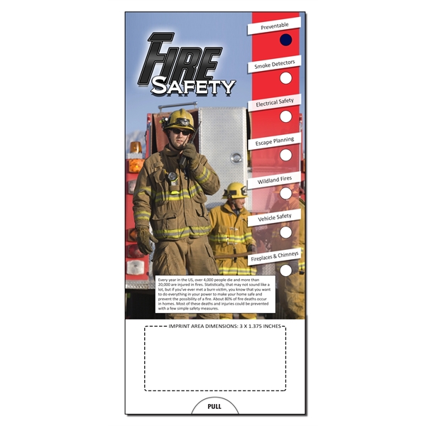 SLIDE CHART Fire Safety Slide Chart and Information Guide.... from ASI 45815 Coloring Book Solutions / Coloring Book Solutions™ LivRite