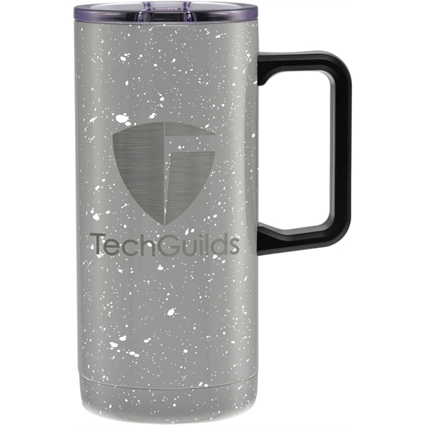 18 oz. travel mug made of stainless steel with double-wall construction... from ASI 71920 Moderne Glass Company Inc / Glass America®