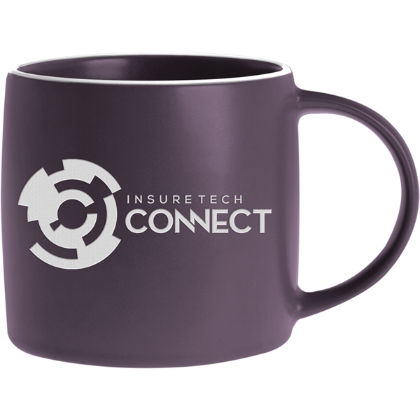 17 oz. ceramic mug in earth-tone colors with a smooth, matte-style... from ASI 71920 Moderne Glass Company Inc / Glass America®