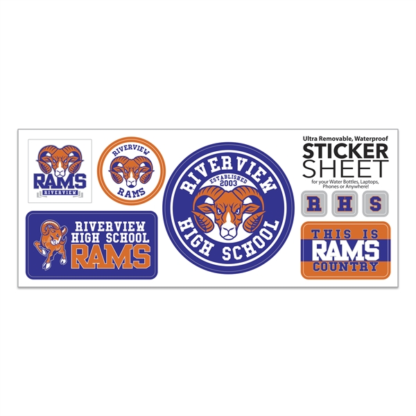 Personalize computers, phones, tablets & more! Ultra removable white with durable... from ASI 56950 Gill Studios Inc / Gill-Line®