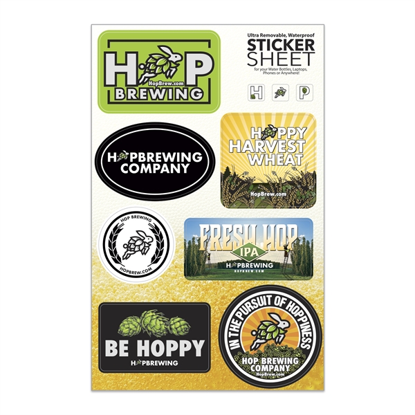 Personalize computers, phones, tablets & more! Ultra removable white with durable... from ASI 56950 Gill Studios Inc / Gill-Line®