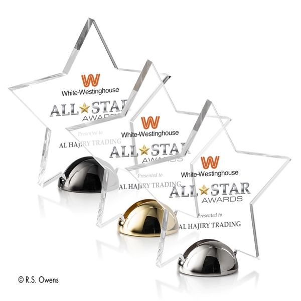 The star silhouette of the Nova Hemisphere Award is combined with... from ASI 84592 St Regis Group / R S Owens & Co Inc