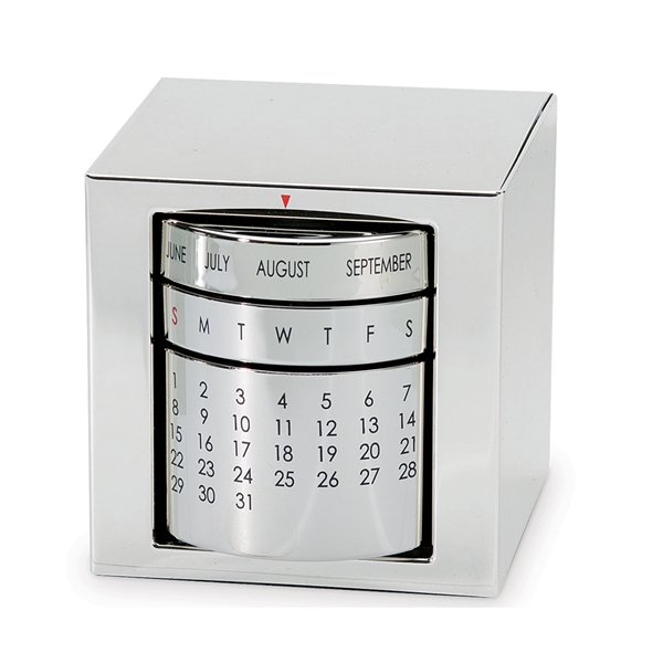 Polished silver, perpetual calendar.... from ASI 73010 Natico Originals Inc / Natico Originals