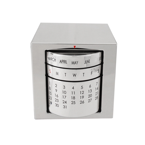 Polished silver, perpetual calendar.... from ASI 73010 Natico Originals Inc / Natico Originals