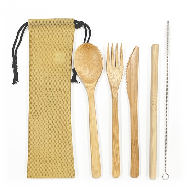 Bamboo Utensil and Straw Set... from ASI 98766 Yanlee Trading Co Ltd