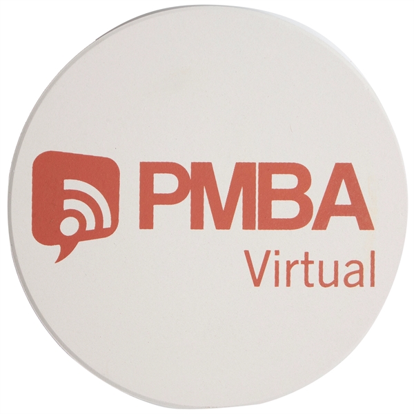 The ceramic coaster will absorb condensation from cold drinks. Slip resistant... from ASI 61966 HPG / Beacon Promotions