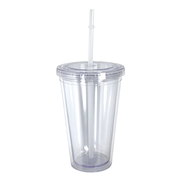 16 oz. Retractable Straw Acrylic Cup... from ASI 31517 Admart Products