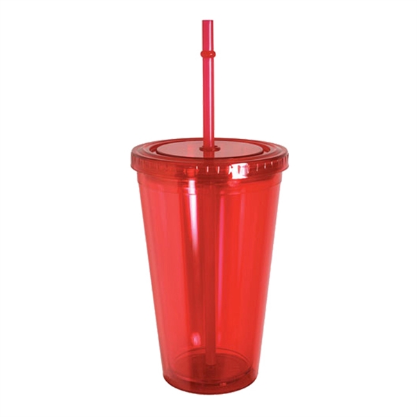 16 oz. Retractable Straw Acrylic Cup... from ASI 31517 Admart Products