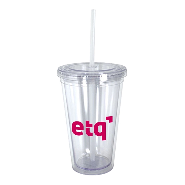 16 oz. Retractable Straw Acrylic Cup... from ASI 31517 Admart Products