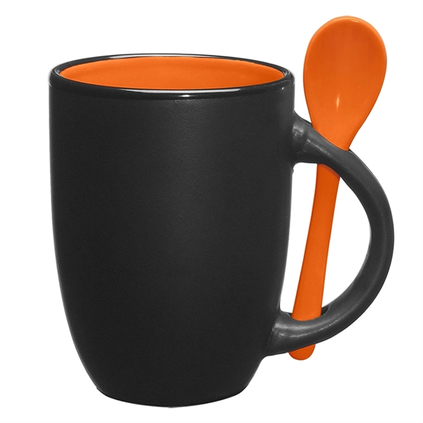12 oz. mug with removable matching spoon... from ASI 61125 Hit Promotional Products / Hit®