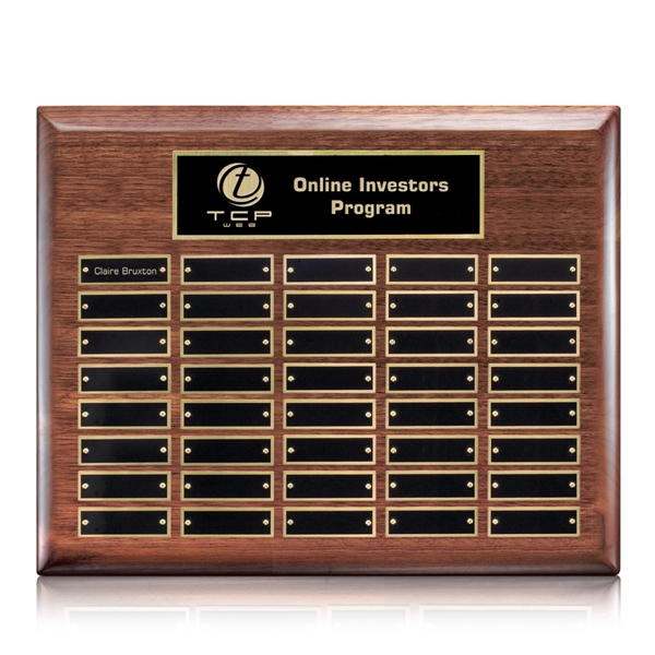 High Gloss Walnut Plaque... from ASI 84592 St Regis Group / St Regis