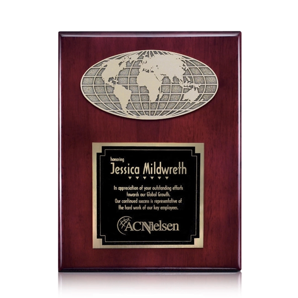 High-Gloss Piano Finish Plaque
Antique World Globe Plate... from ASI 84592 St Regis Group / St Regis