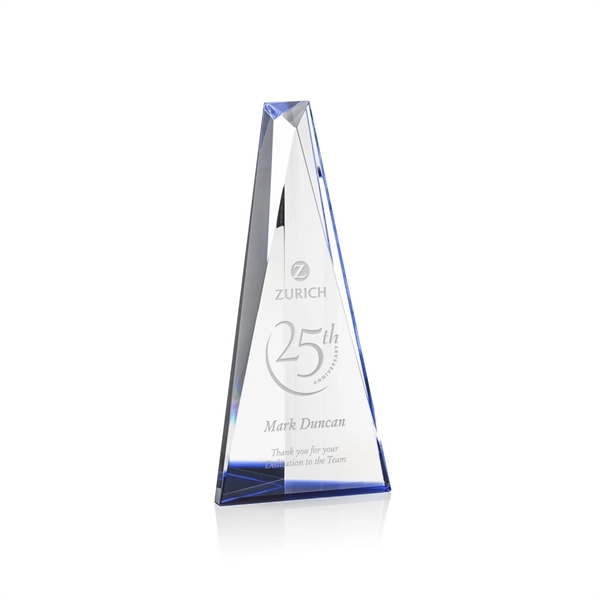 The Belize Award features a cobalt base that refracts a striking... from ASI 84592 St Regis Group / St Regis