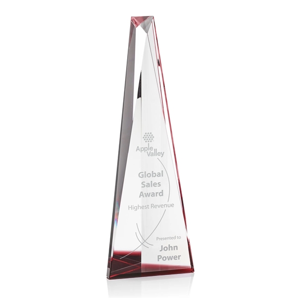 The Belize Award features a ruby base that refracts a striking... from ASI 84592 St Regis Group / St Regis