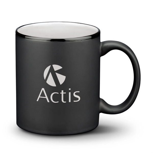 The Sidley ceramic mug is finished with a satin black glaze... from ASI 84592 St Regis Group