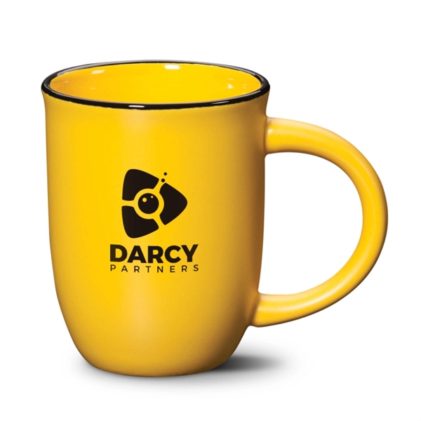 The subtle, sleek curved surface of the Fiona ceramic mug bells... from ASI 84592 St Regis Group