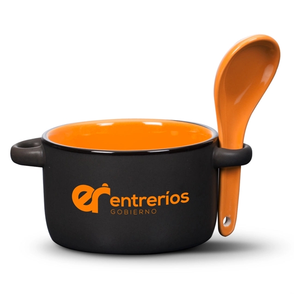 Enjoy a delicious hot soup with the Merritt Soup Mug! Features... from ASI 84592 St Regis Group