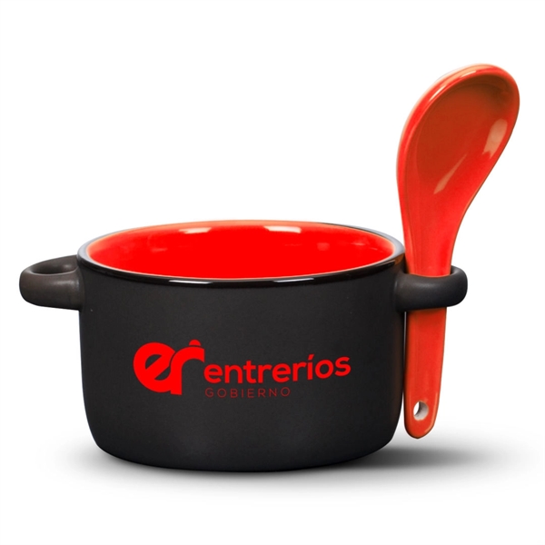 Enjoy a delicious hot soup with the Merritt Soup Mug! Features... from ASI 84592 St Regis Group