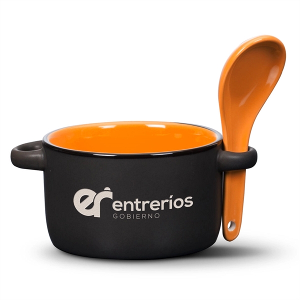 Enjoy a delicious hot soup with the Merritt Soup Mug! Features... from ASI 84592 St Regis Group