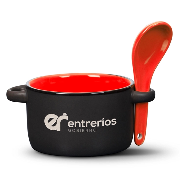 Enjoy a delicious hot soup with the Merritt Soup Mug! Features... from ASI 84592 St Regis Group