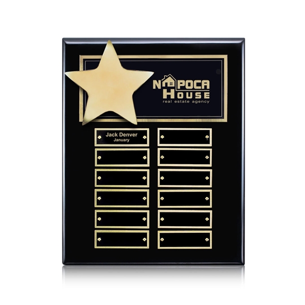 Plaque with Stunning High-Gloss Backing... from ASI 84592 St Regis Group / St Regis