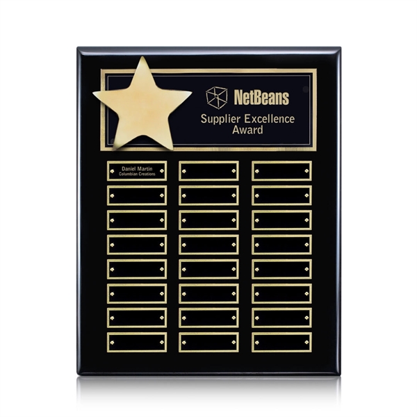 Plaque with Stunning High-Gloss Backing... from ASI 84592 St Regis Group / St Regis