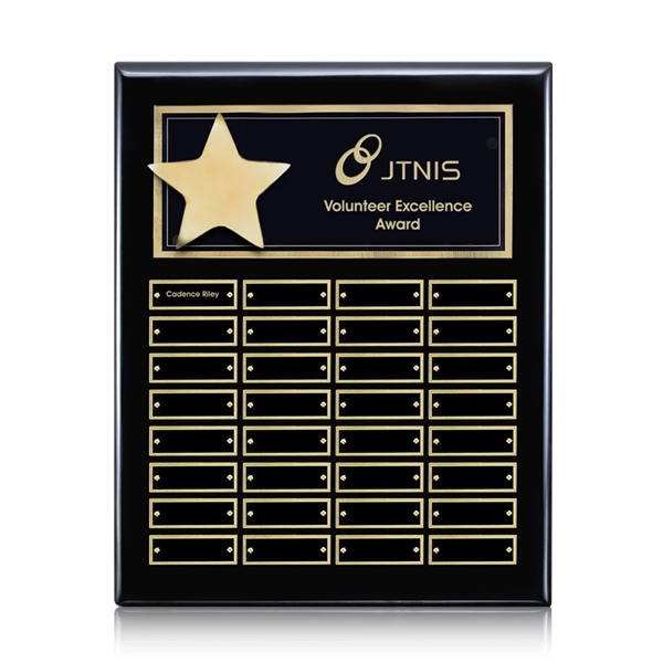 Plaque with Stunning High-Gloss Backing... from ASI 84592 St Regis Group / St Regis