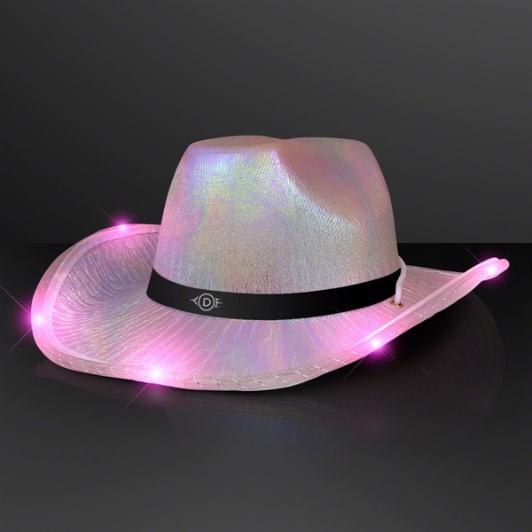 Light Up Iridescent Space Cowgirl Hat; Blank & Imprint Pricing... from ASI 34194 ALightPromos