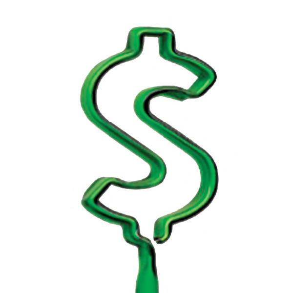 Baby Bends (TM) - Dollar Sign - Small, translucent pen with... from ASI 39850 The Bentcil Company / Bentcils (TM)