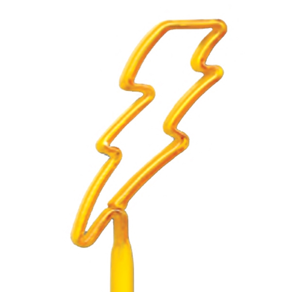 Baby Bends (TM) - Lightning Bolt - Small, translucent pen with... from ASI 39850 The Bentcil Company / Bentcils (TM)