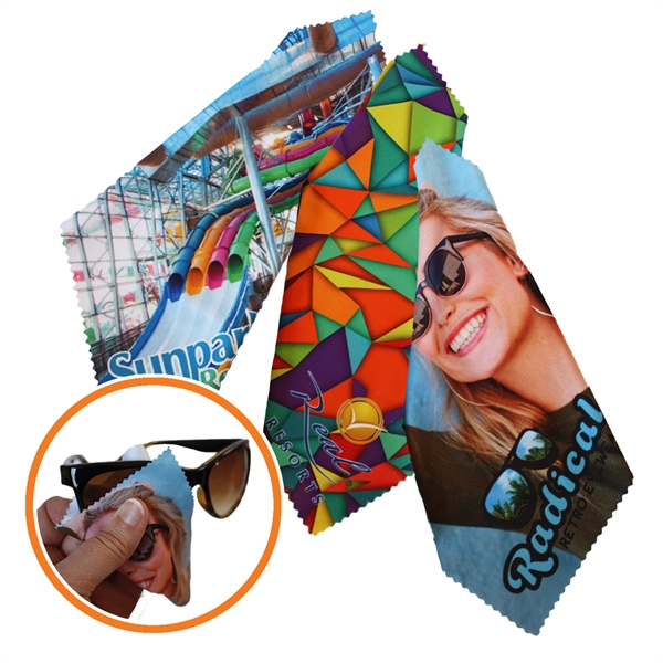 6" x 6" microfiber cloth for cleaning dust and eliminating fingerprints... from ASI 52840 Evans Manufacturing