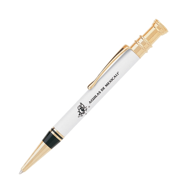 Click action ballpoint pen in pearl white body that comes in... from ASI 68190 Lungsal / Lungsal