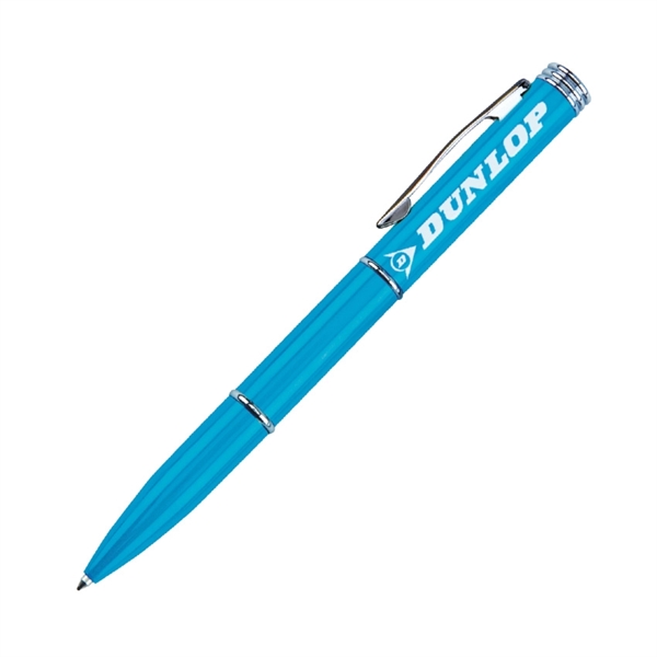 Twist action ballpoint and cap-off letter opener in lacquer colors.... from ASI 68190 Lungsal / Lungsal