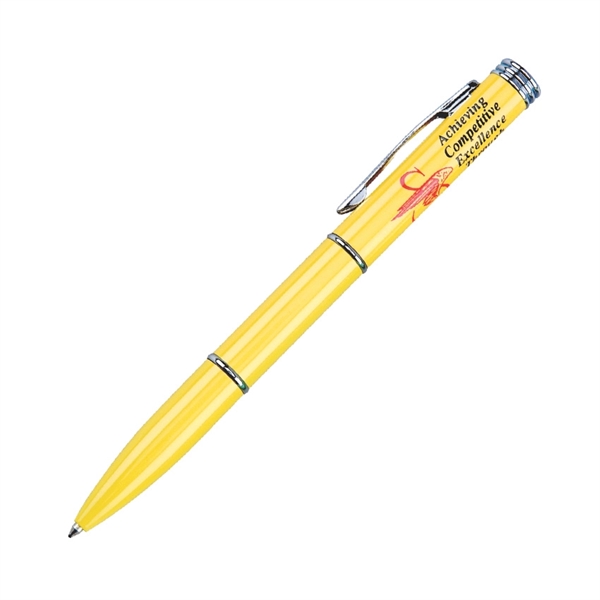 Twist action ballpoint and cap-off letter opener in lacquer colors.... from ASI 68190 Lungsal / Lungsal