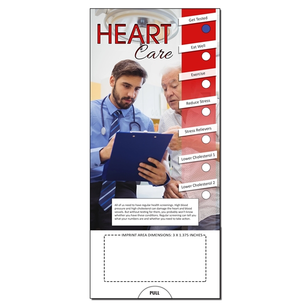 SLIDE CHART Heart Care Slide Chart, filled with tips for maintaining... from ASI 45815 Coloring Book Solutions / Coloring Book Solutions™ LivRite