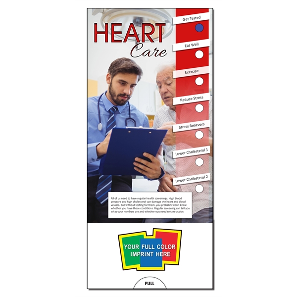SLIDE CHART Heart Care Slide Chart, filled with tips for maintaining... from ASI 45815 Coloring Book Solutions / Coloring Book Solutions™ LivRite