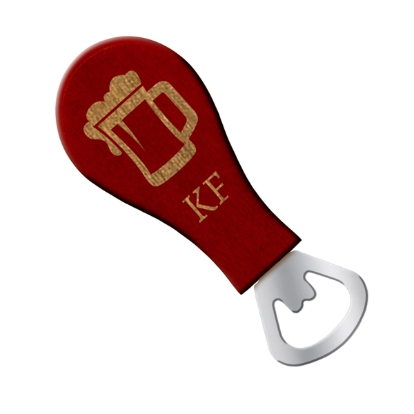 Maple wood magnetic bottle opener... from ASI 73010 Natico Originals Inc