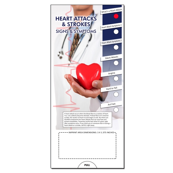 SLIDE CHART Heart Attacks & Strokes: Signs and Symptoms Slide Chart... from ASI 45815 Coloring Book Solutions / Coloring Book Solutions™ LivRite