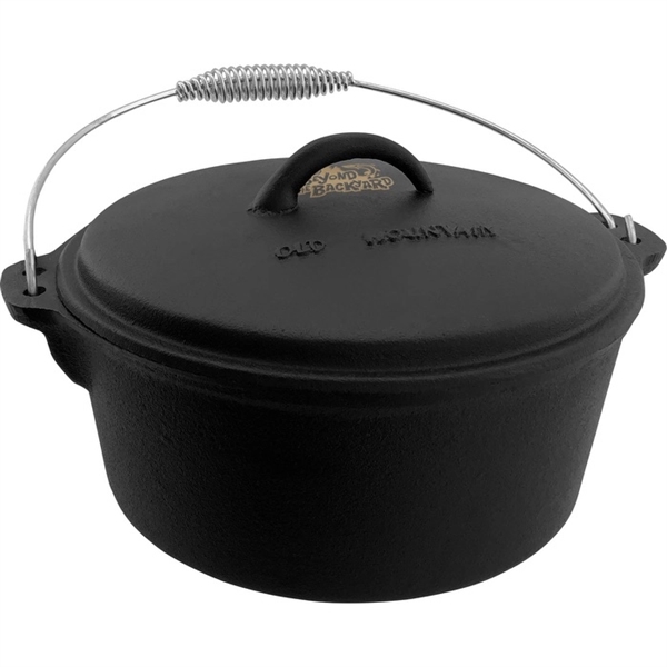 Old Mountain 4.5 Qt Flat Bottom Dutch Oven... from ASI 89320 Starline USA Inc