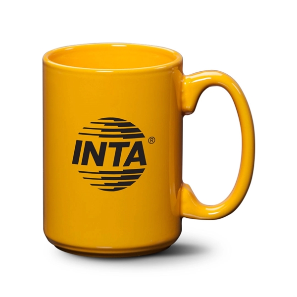 The El Grande ceramic mug collection features thirteen intense glaze colors... from ASI 84592 St Regis Group