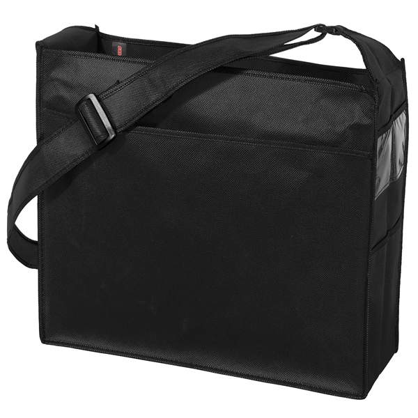 Non-Woven Polypropylene Tote with adjustable shoulder strap and multiple pockets.... from ASI 37940 Bag Makers Inc